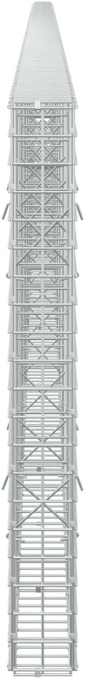 Gabionas su 3,5 mm laidu ir 5x5 cm tinkleliu 950x10x100 cm