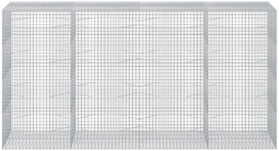 Gabionas su 3,5 mm laidu ir 5x5 cm tinkleliu 400x100x200 cm
