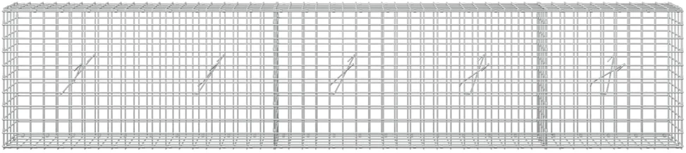 Gabionas su 3,5 mm laidu ir 5x5 cm tinkleliu 250x20x50 cm