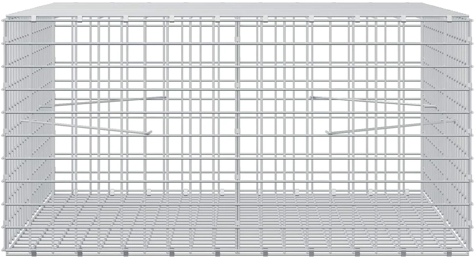 Gabionas su 3,5 mm laidu ir 5x5 cm tinkleliu 100x100x50 cm