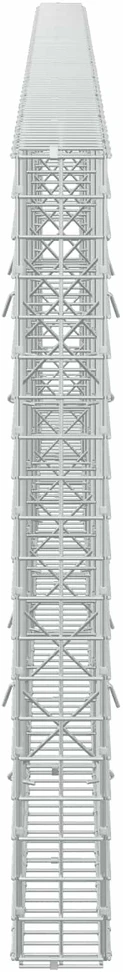 Gabionas su 3,5 mm laidu ir 5x5 cm tinkleliu 500x10x100 cm