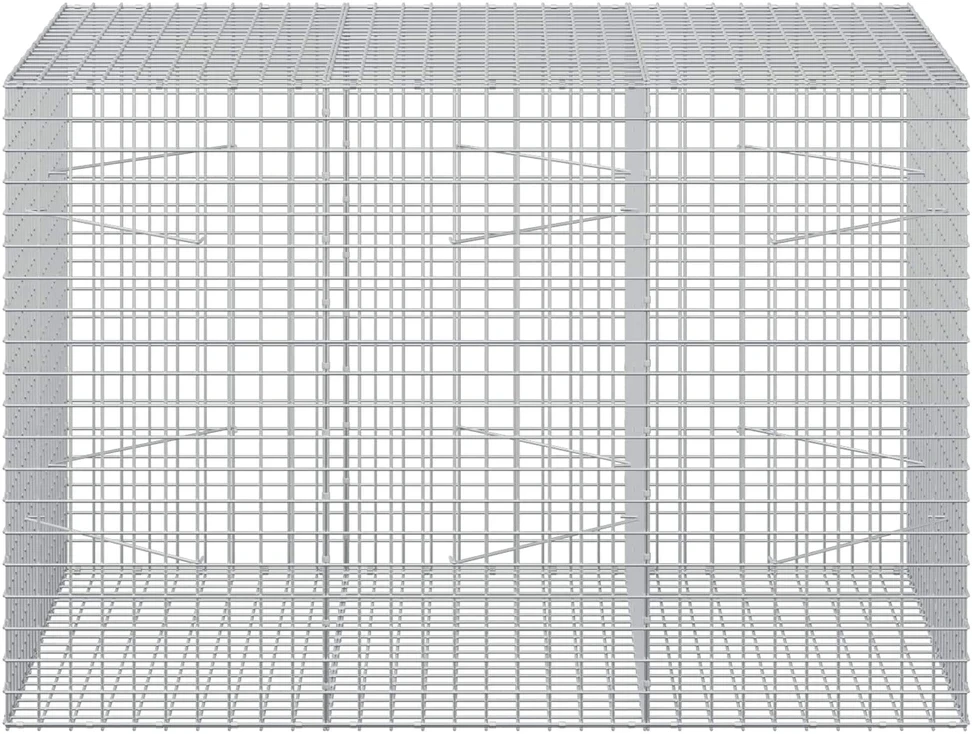 Gabionas su 3,5 mm laidu ir 5x5 cm tinkleliu 150x100x100 cm