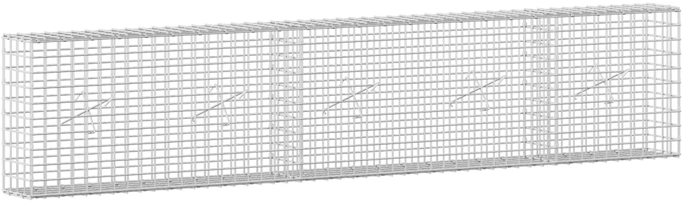 Gabionas su 3,5 mm laidu ir 5x5 cm tinkleliu 250x20x50 cm