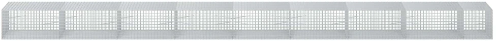 Gabionas su 3,5 mm laidu ir 5x5 cm tinkleliu 850x100x50 cm