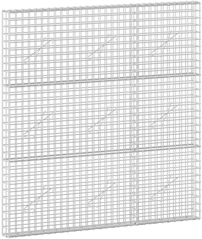 Gabionas su 3,5 mm laidu ir 5x5 cm tinkleliu 150x10x150 cm