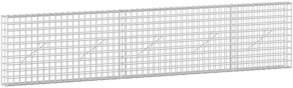 Gabionas su 3,5 mm laidu ir 5x5 cm tinkleliu 250x10x50 cm