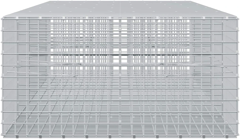 Gabionas su 3,5 mm laidu ir 5x5 cm tinkleliu 450x100x50 cm