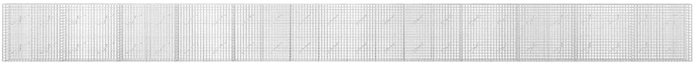 Gabionas su 3,5 mm laidu ir 5x5 cm tinkleliu 1200x10x100 cm
