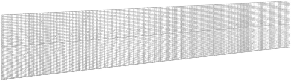 Gabionas su 3,5 mm laidu ir 5x5 cm tinkleliu 1200x10x200 cm