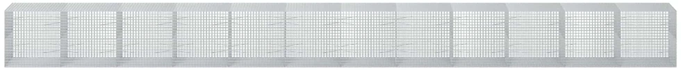 Gabionas su 3,5 mm laidu ir 5x5 cm tinkleliu 1200x100x100 cm