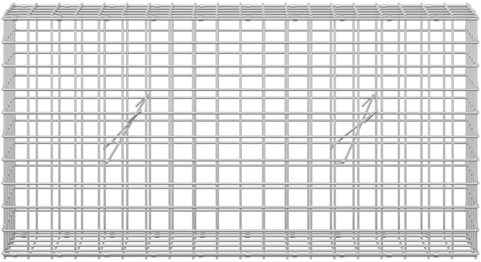 Gabionas su 3,5 mm laidu ir 5x5 cm tinkleliu 100x20x50 cm