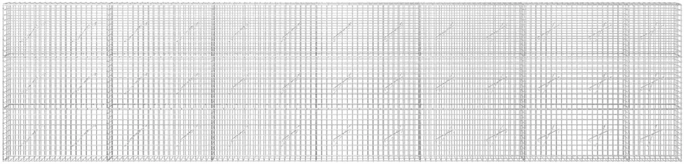 Gabionas su 3,5 mm laidu ir 5x5 cm tinkleliu 650x10x150 cm