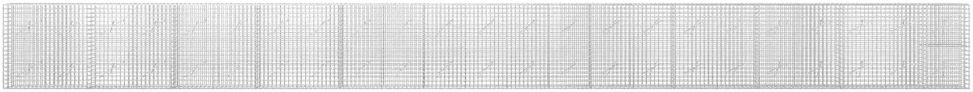 Gabionas su 3,5 mm laidu ir 5x5 cm tinkleliu 1150x10x100 cm