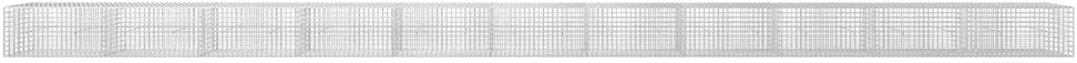 Gabionas su 3,5 mm laidu ir 5x5 cm tinkleliu 1100x30x50 cm