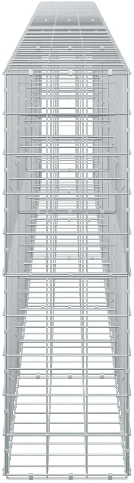 Gabionas su 3,5 mm viela ir 10x10 cm tinkleliu 550x30x100 cm