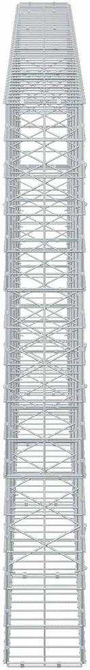 Gabionas su 3,5 mm viela ir 10x10 cm tinkleliu 450x20x150 cm