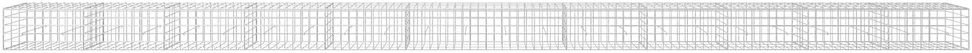 Gabionas su 3,5 mm viela ir 10x10 cm tinkleliu 1200x30x50 cm
