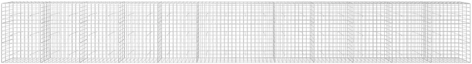 Gabionas su 3,5 mm viela ir 10x10 cm tinkleliu 1200x30x150 cm
