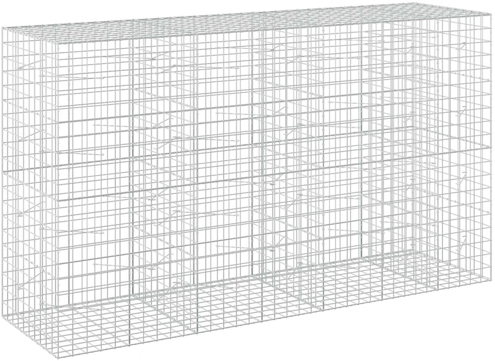 Gabionas su 3,5 mm viela ir 10x10 cm tinkleliu 350x100x200 cm
