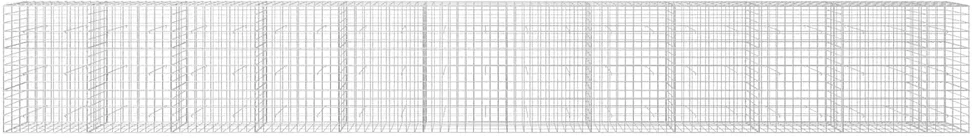 Gabionas su 3,5 mm viela ir 10x10 cm tinkleliu 1150x30x150 cm