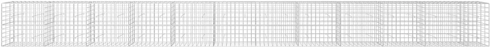 Gabionas su 3,5 mm viela ir 10x10 cm tinkleliu 1150x30x100 cm