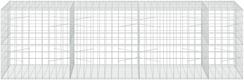 Gabionas su 3,5 mm viela ir 10x10 cm tinkleliu 350x100x100 cm