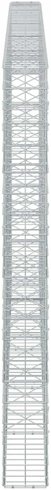 Gabionas su 3,5 mm viela ir 10x10 cm tinkleliu 500x20x200 cm