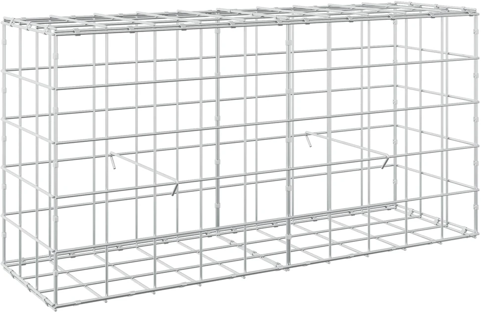 Gabionas su 3,5 mm viela ir 10x10 cm tinkleliu 100x30x50 cm