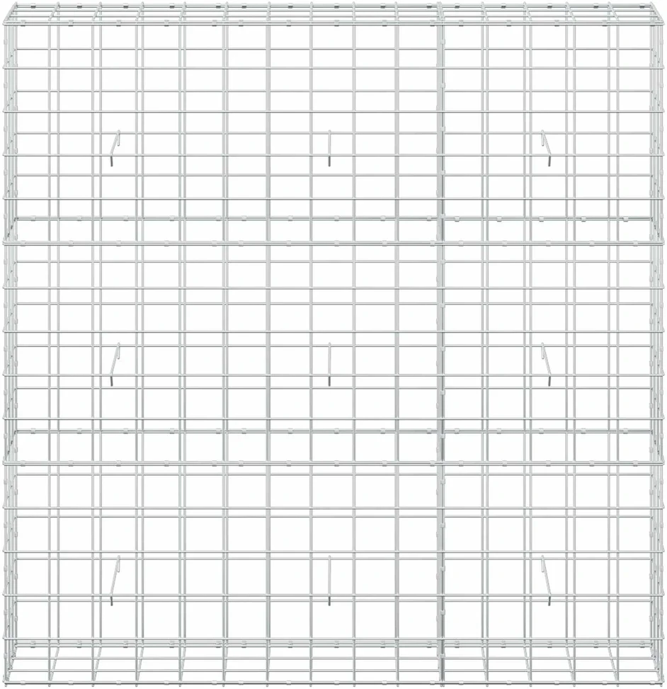 Gabionas su 3,5 mm viela ir 10x10 cm tinkleliu 150x30x150 cm