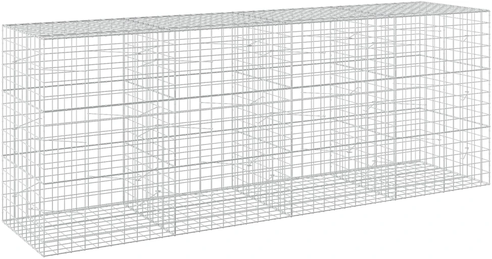 Gabionas su 3,5 mm viela ir 10x10 cm tinkleliu 400x100x150 cm