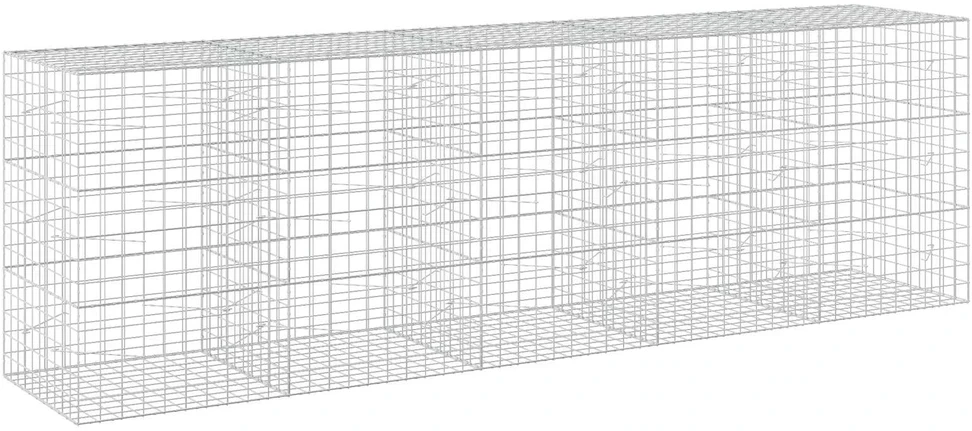 Gabionas su 3,5 mm viela ir 10x10 cm tinkleliu 500x100x150 cm