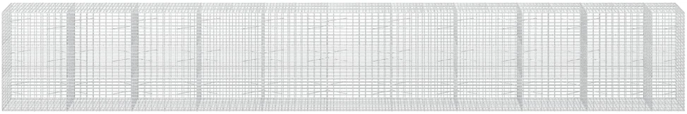 Gabionas su 3,5 mm viela ir 5x10 cm tinkleliu 1050x100x150 cm