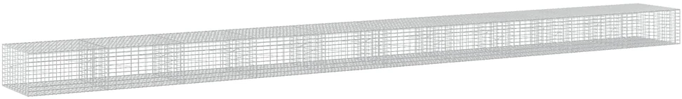 Gabionas su 3,5 mm viela ir 5x10 cm tinkleliu 1000x100x50 cm