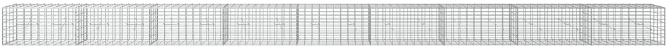 Gabionas su 3,5 mm viela ir 5x10 cm tinkleliu 900x20x50 cm