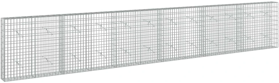 Gabionas su 3,5 mm viela ir 5x10 cm tinkleliu 600x20x100 cm