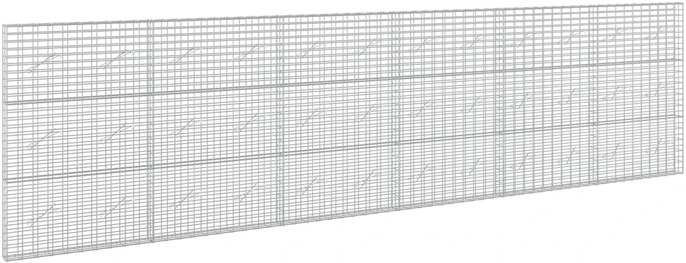 Gabionas su 3,5 mm viela ir 5x10 cm tinkleliu 600x10x150 cm