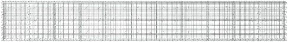 Gabionas su 3,5 mm viela ir 5x10 cm tinkleliu 1100x20x150 cm