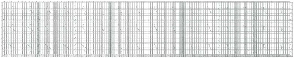 Gabionas su 3,5 mm viela ir 5x10 cm tinkleliu 800x10x150 cm