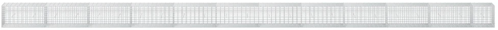 Gabionas su 3,5 mm viela ir 5x10 cm tinkleliu 1150x50x50 cm