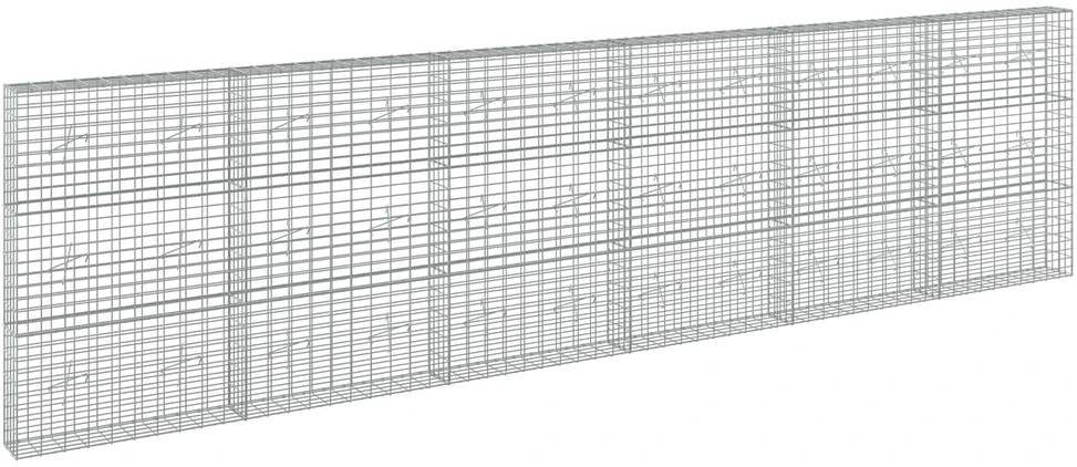 Gabionas su 3,5 mm viela ir 5x10 cm tinkleliu 600x20x150 cm