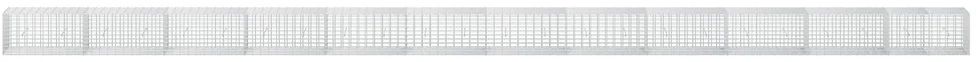 Gabionas su 3,5 mm viela ir 5x10 cm tinkleliu 1200x50x50 cm