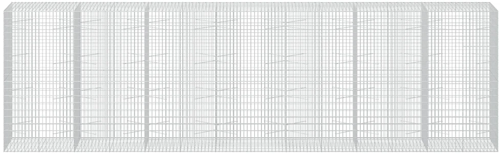Gabionas su 3,5 mm viela ir 5x10 cm tinkleliu 700x100x200 cm