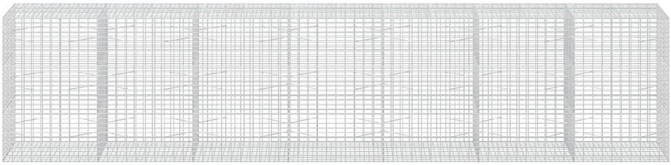 Gabionas su 3,5 mm viela ir 5x10 cm tinkleliu 700x100x150 cm