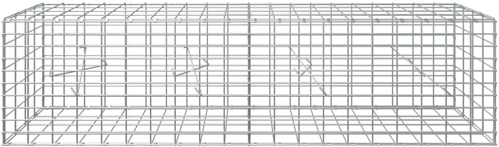 Gabionas su 3,5 mm viela ir 5x10 cm tinkleliu 200x20x50 cm
