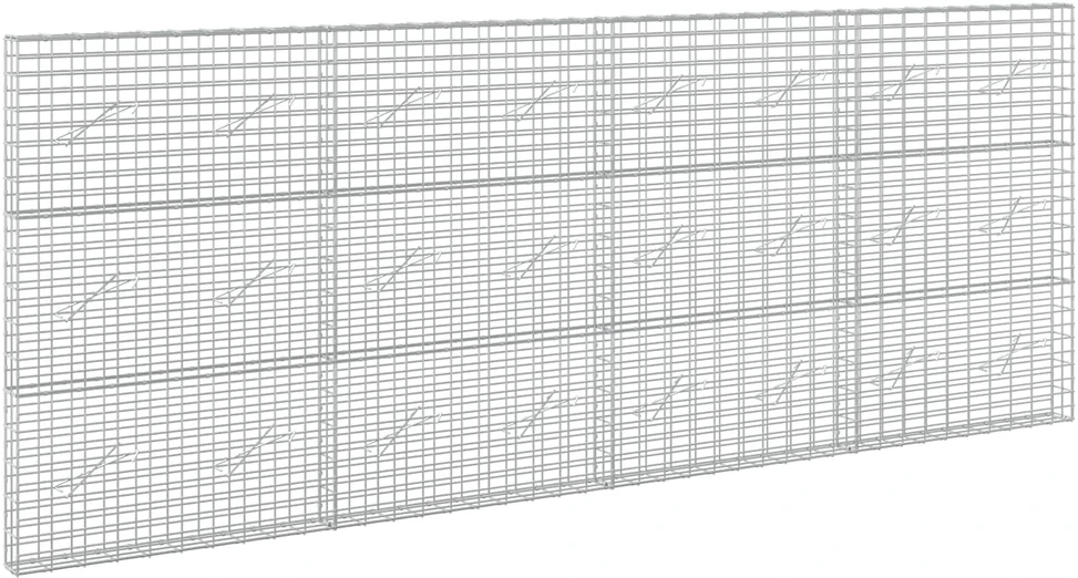 Gabionas su 3,5 mm viela ir 5x10 cm tinkleliu 400x10x150 cm