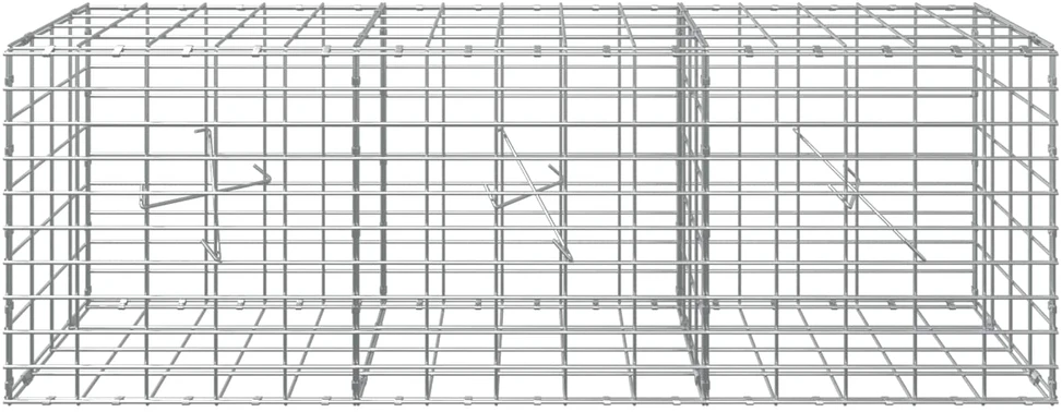 Gabionas su 3,5 mm viela ir 5x10 cm tinkleliu 150x20x50 cm