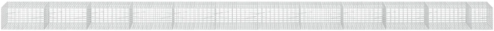 Gabionas su 3,5 mm viela ir 5x10 cm tinkleliu 1150x100x50 cm