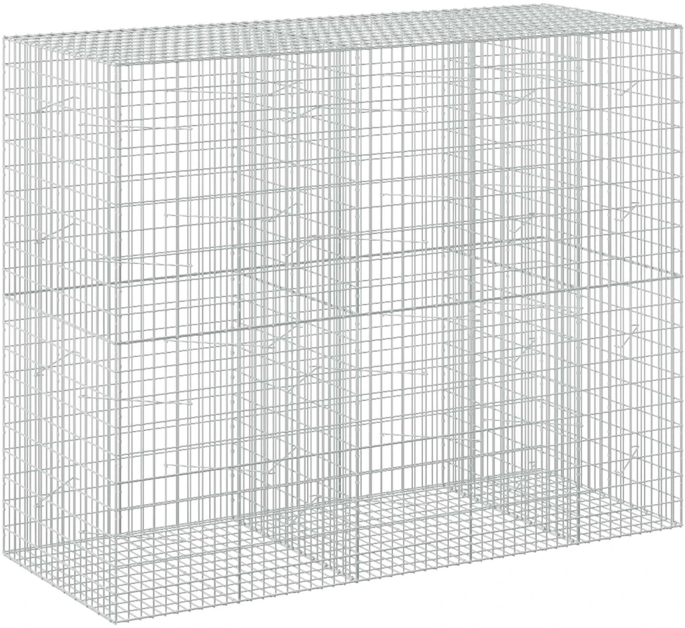 Gabionas su 3,5 mm viela ir 5x10 cm tinkleliu 250x100x200 cm