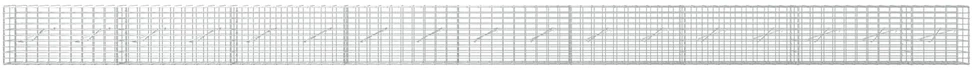 Gabionas su 3,5 mm viela ir 5x10 cm tinkleliu 850x10x50 cm