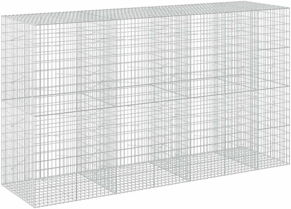 Gabionas su 3,5 mm viela ir 5x10 cm tinkleliu 350x100x200 cm